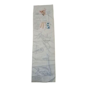 Vintage Bambi Cross Stitch Growth Chart